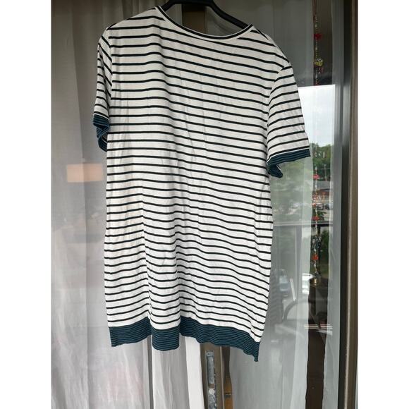 MM6 Maison Margiela Off-White Splice T-Shirt, Size L - Picture 11 of 11